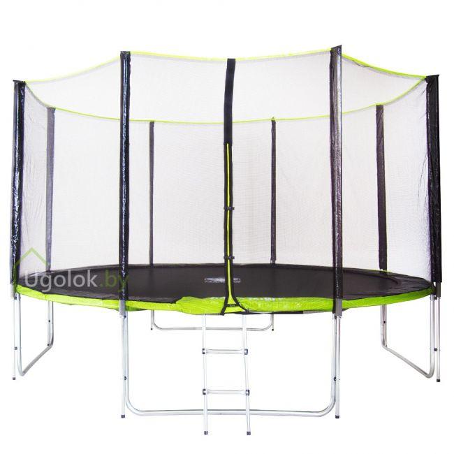 Батут Fitness Trampoline GREEN 10 FT PRO (4 опоры) - фото 1 - id-p204723142