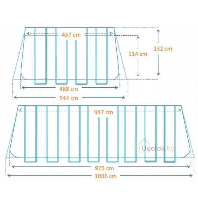 Бассейн каркасный Intex Ultra XTR 975x488x132 см 26374NP - фото 5 - id-p204720128