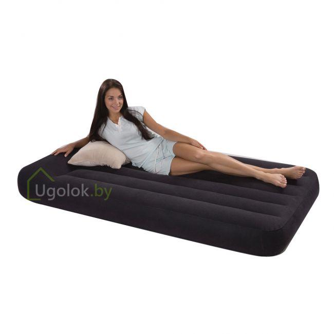 Матрас надувной односпальный Intex Pillow Rest Classic 66767 (191x99x30 см) - фото 2 - id-p204724255