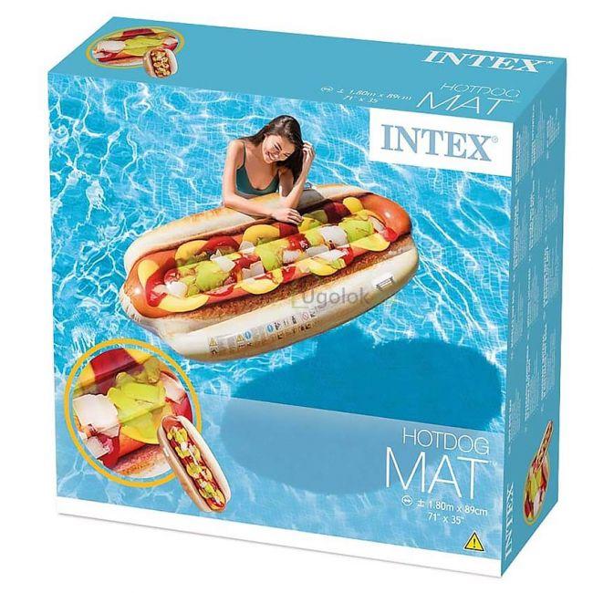 Матрас надувной Intex Хот-дог (58771EU, 173x76x20 см) - фото 2 - id-p204724334