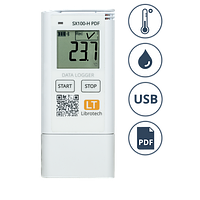 SX100-H PDF Измеритель-регистратор (логгер) температуры и влажности