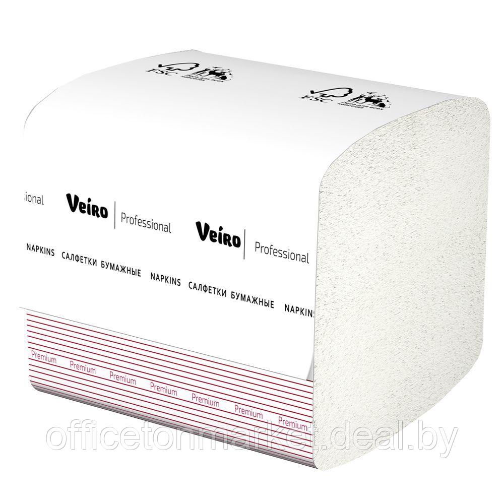 Салфетки бумажные Veiro Professional Premium Z-сложения, 250 листов/упак - фото 1 - id-p204728001