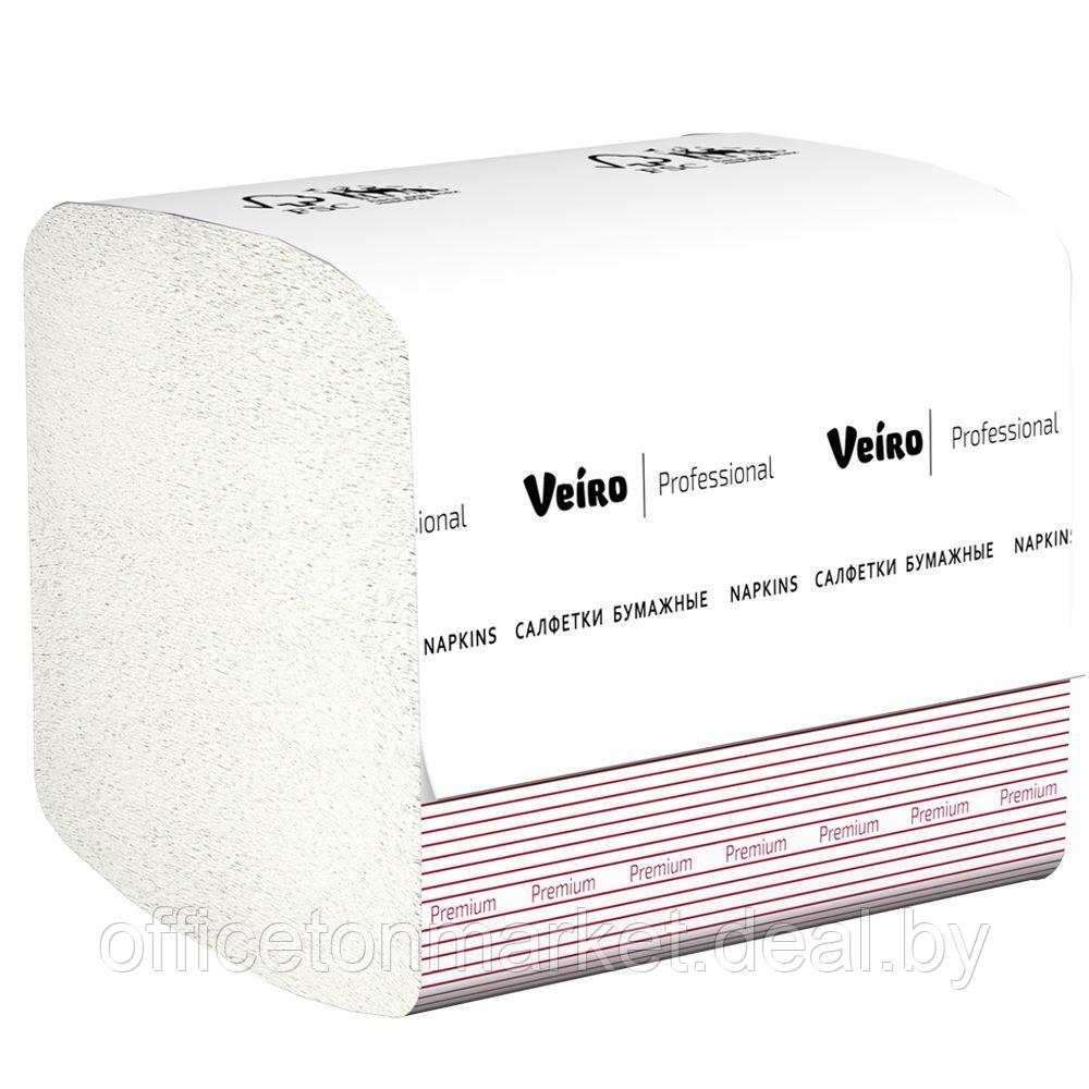 Салфетки бумажные Veiro Professional Premium Z-сложения, 250 листов/упак - фото 2 - id-p204728001