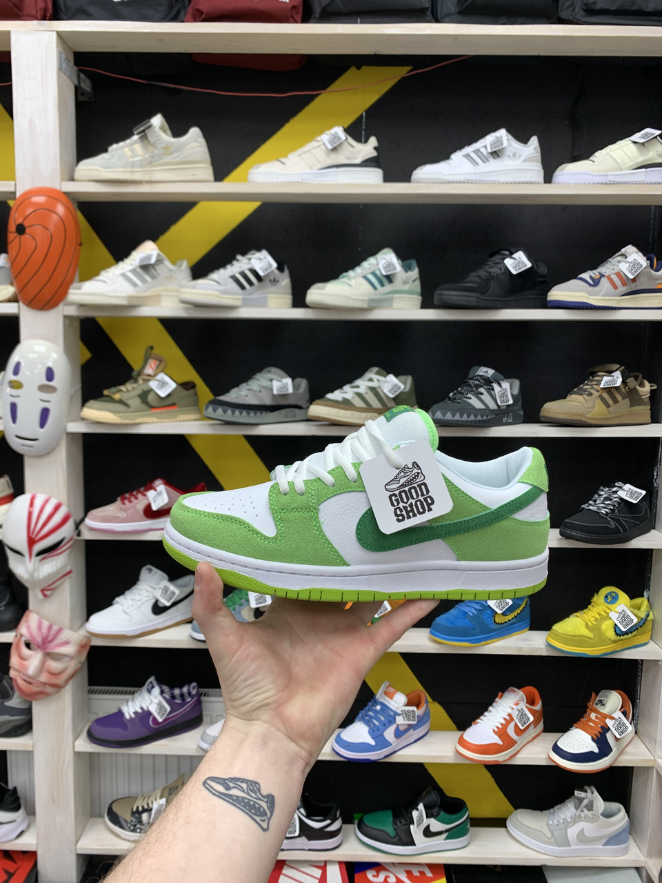 Кроссовки Nike SB Dunk Low Green Apple