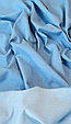Ткань джинсовая 270 гр/м 140 см Бледно-голубая (ОТРЕЗ 0,95 М), фото 3