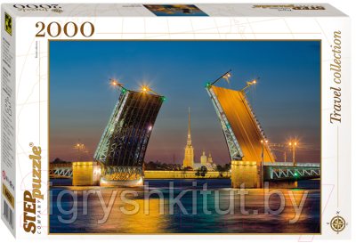 Пазл Step Puzzle "Санкт-Петербург", 2000 элементов - фото 1 - id-p204728697