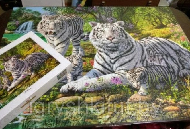 Пазл Step Puzzle "Сколько тигров?", 2000 элементов - фото 2 - id-p204729903