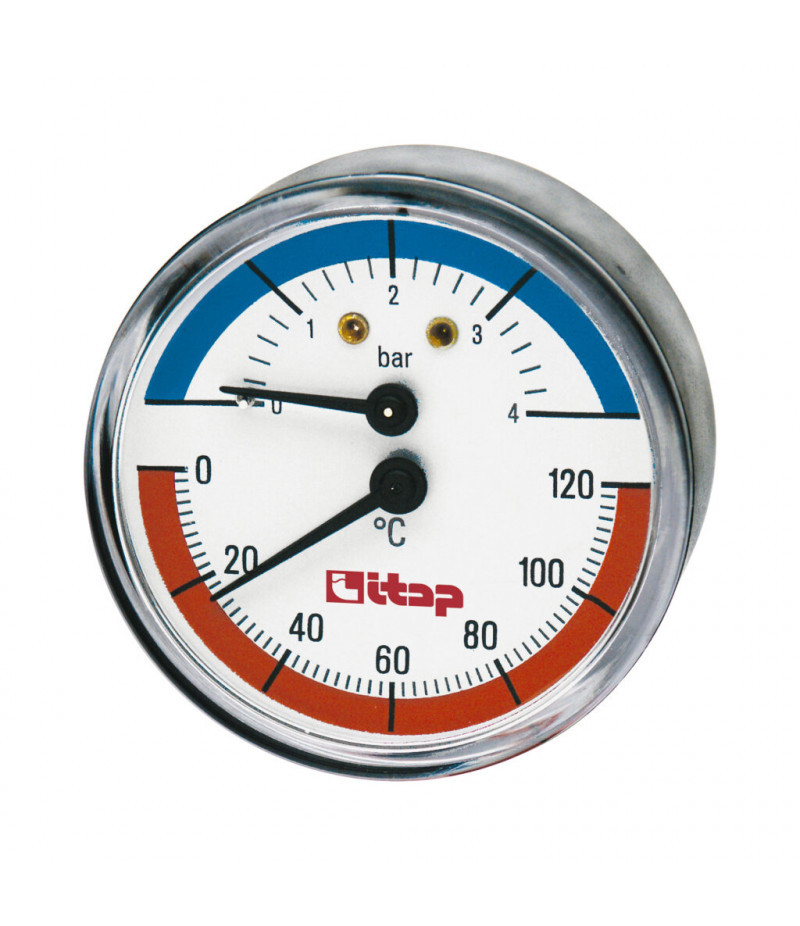 Itap 485 Термоманометр осевой 4 бар 1/2"