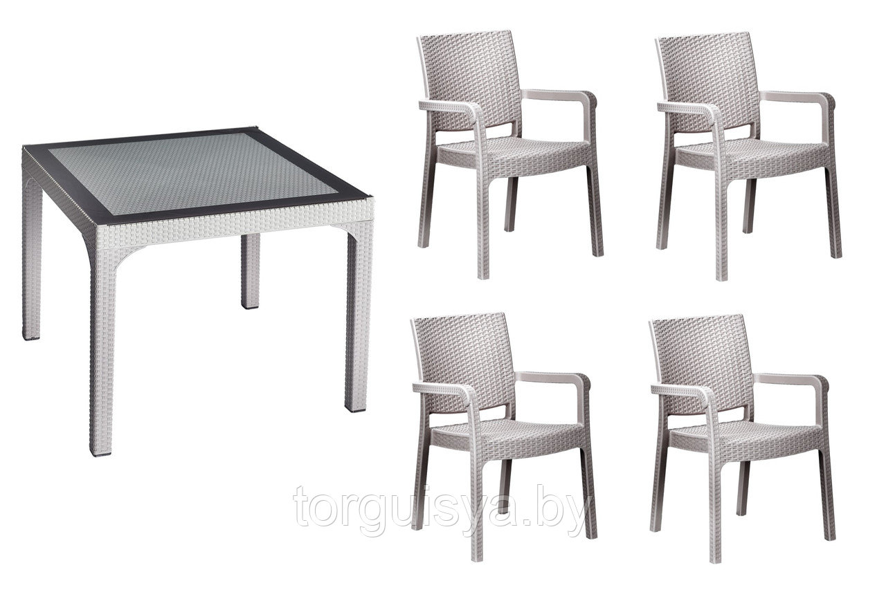 Комплект мебели Holiday Troya-4 - Grey - фото 1 - id-p204732344
