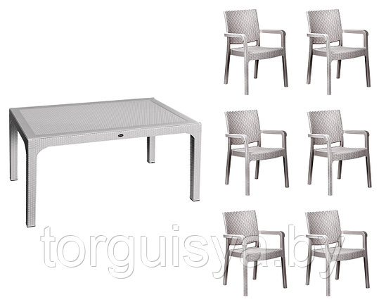 Комплект мебели Holiday Troya-6 - Grey, фото 2
