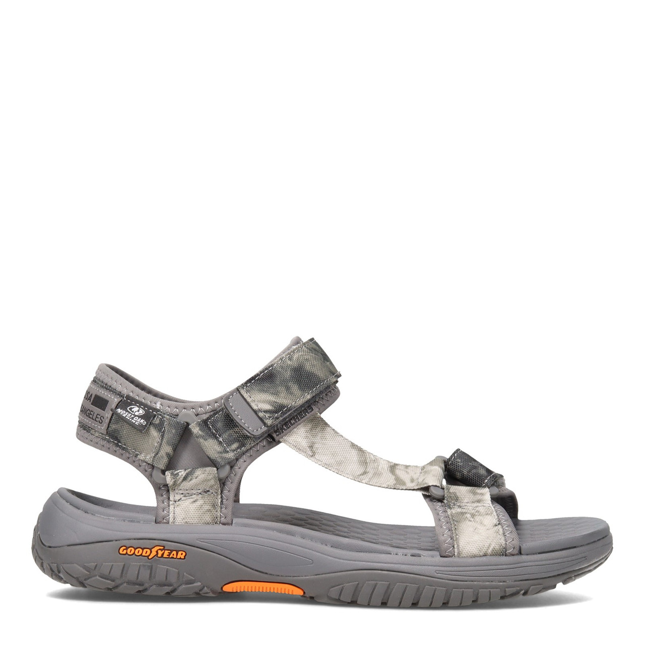 Сандалии мужские Skechers Lomell - Rip Tide серый