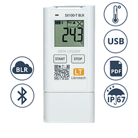 Измеритель-регистратор (логгер) температуры Librotech SX100-T BLR (Bluetooth Long Range)