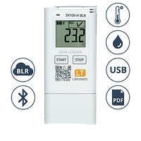 Измеритель-регистратор (логгер) температуры и влажности Librotech SX100-H BLR (Bluetooth Long Range)