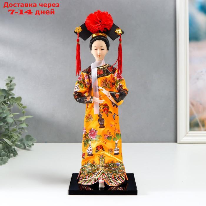 Кукла коллекционная "Китаянка в национальном платье" 32х12,5х12,5 см - фото 1 - id-p204702628