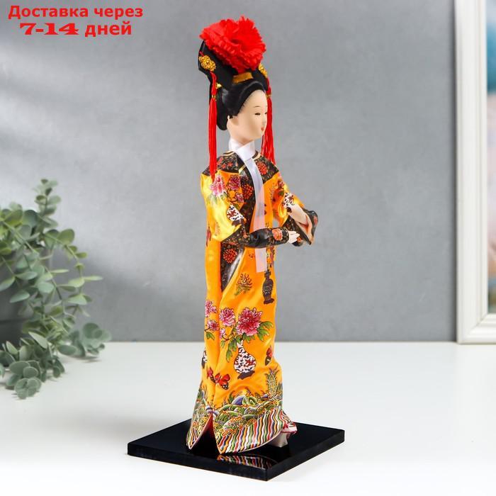 Кукла коллекционная "Китаянка в национальном платье" 32х12,5х12,5 см - фото 3 - id-p204702628
