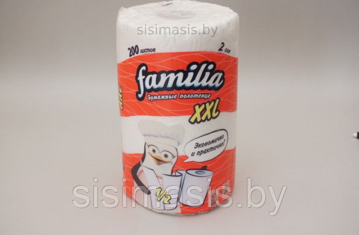 Полотенца бумажные Familia XXL 2сл. 1рул.