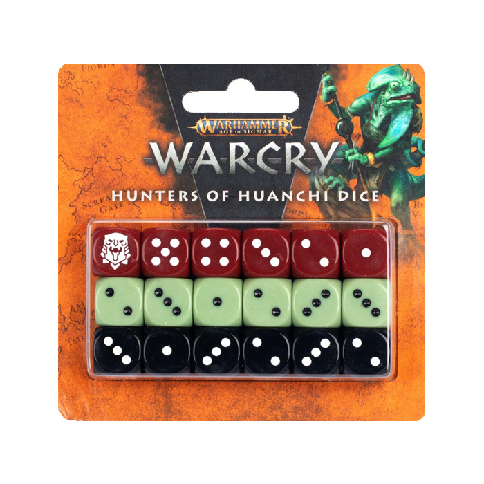 Warhammer: WarCry: Набор кубиков Охотники Хуанчи / Hunters of Huanchi Dice Set (арт. 111-73) - фото 1 - id-p204739771