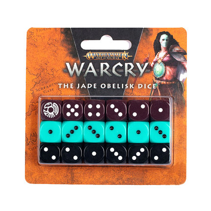 Warhammer: WarCry: Набор кубиков Нефритового Обелиска / The Jade Obelisk Dice Set (арт. 111-22), фото 2