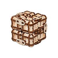 Метаморфик куб. Деревянный пазл 3D - конструктор EWA