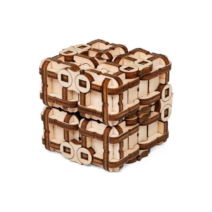 Метаморфик куб. Деревянный пазл 3D - конструктор EWA - фото 1 - id-p204739788