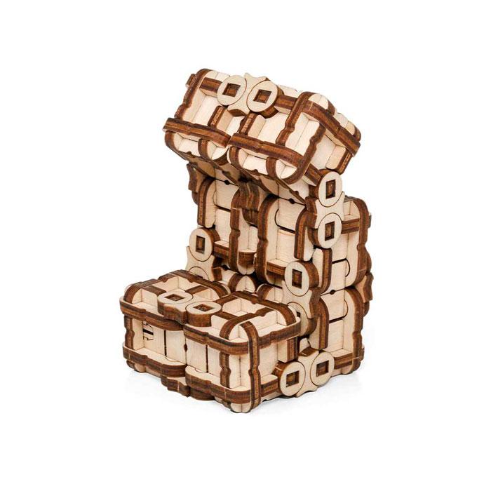 Метаморфик куб. Деревянный пазл 3D - конструктор EWA - фото 5 - id-p204739788