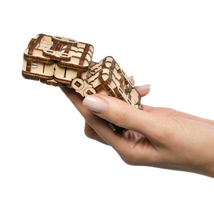 Метаморфик куб. Деревянный пазл 3D - конструктор EWA - фото 6 - id-p204739788