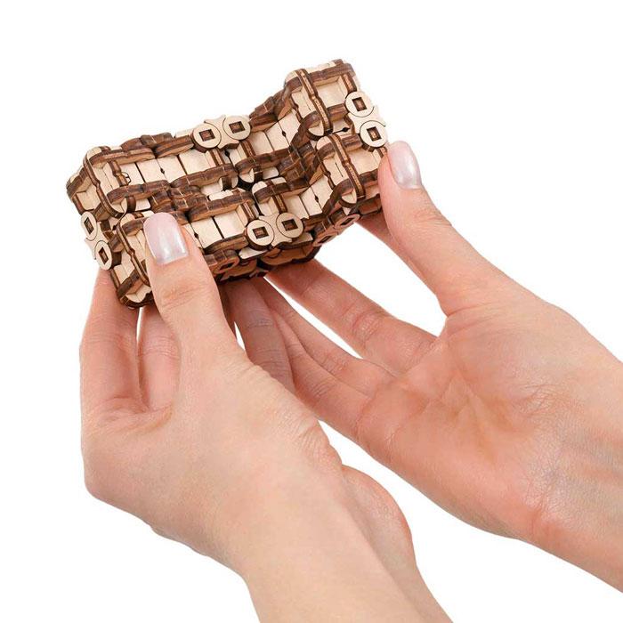 Метаморфик куб. Деревянный пазл 3D - конструктор EWA - фото 7 - id-p204739788