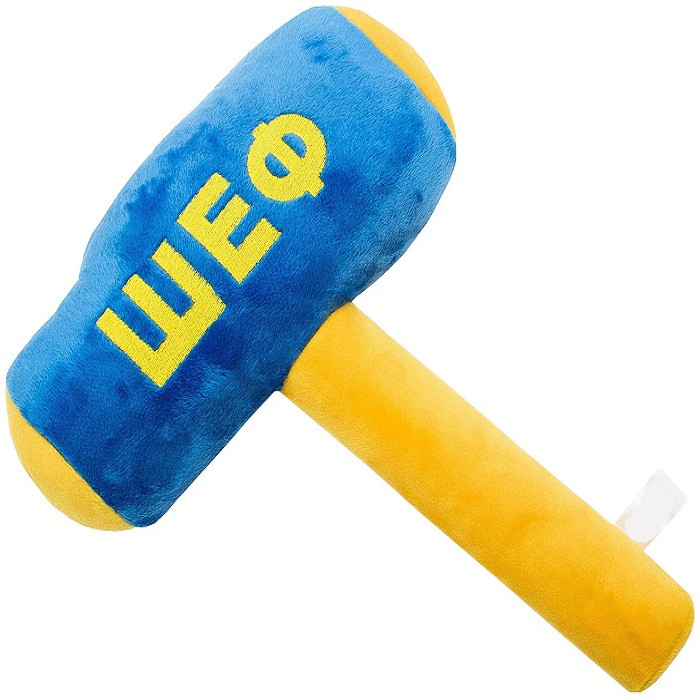 Мягкая интерактивная игрушка молоток «Шеф» цвет: синий - фото 1 - id-p166565506