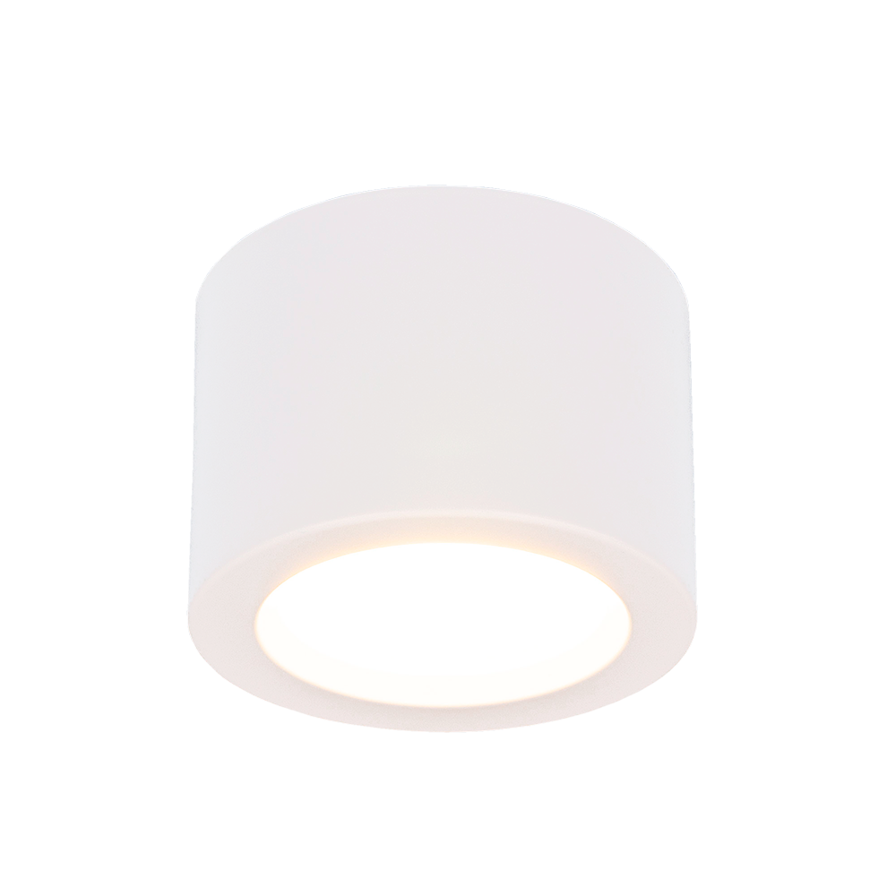 Накладной потолочный светодиодный светильник DLR026 6W 4200K белый матовый - фото 1 - id-p204741579