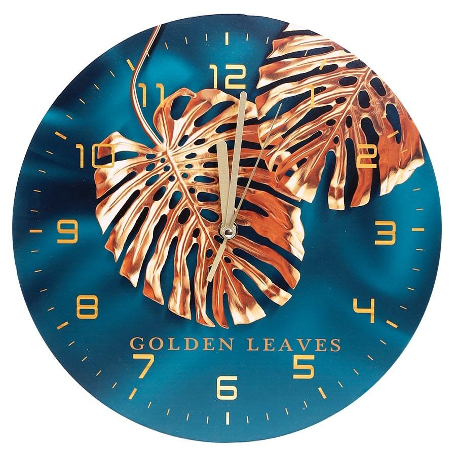 Часы настенные «Золотые листья» 29,5 см - фото 1 - id-p204739846