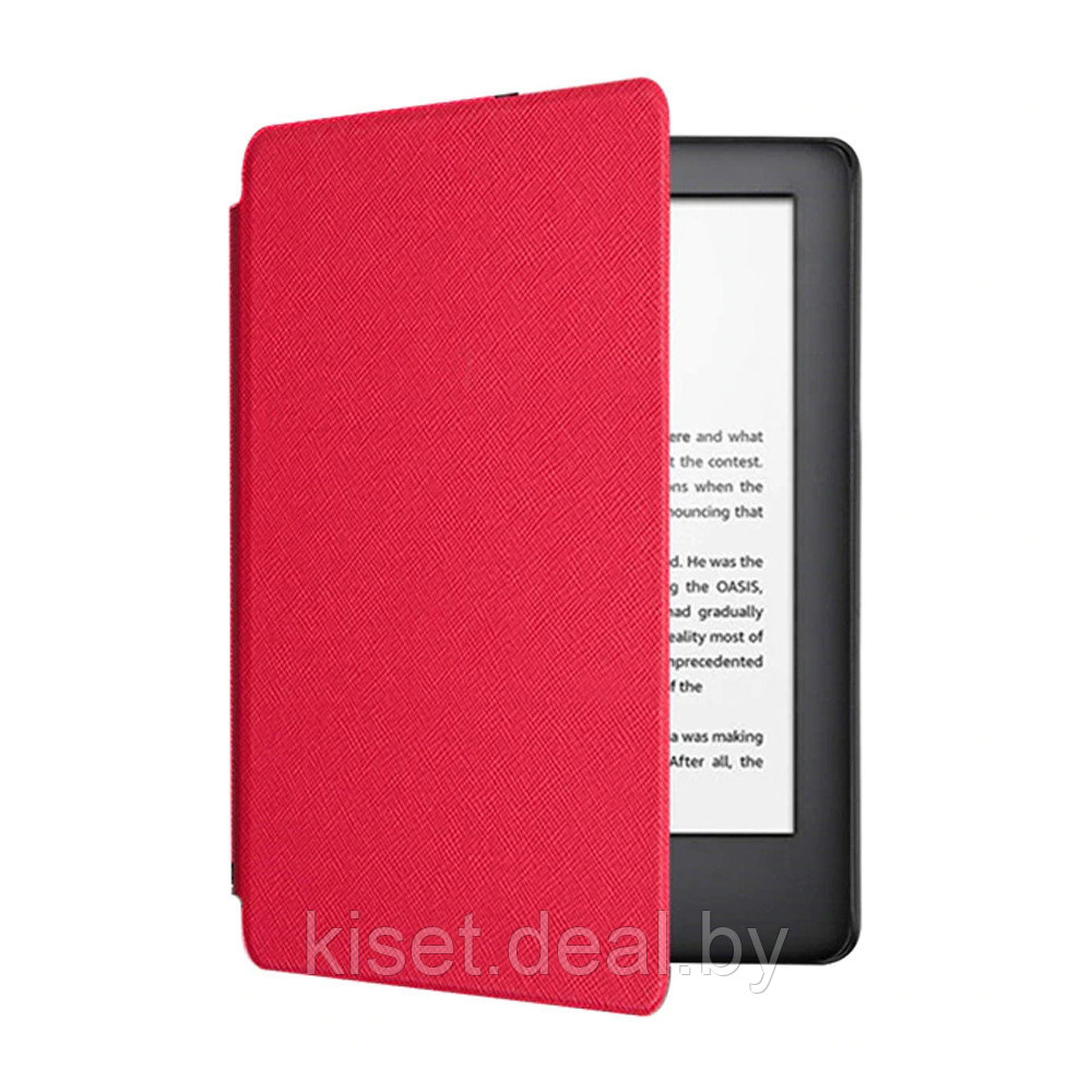 Чехол-книжка KST Smart Case для Amazon Kindle Paperwhite 5 6,8" (2021) красный с автовыключением