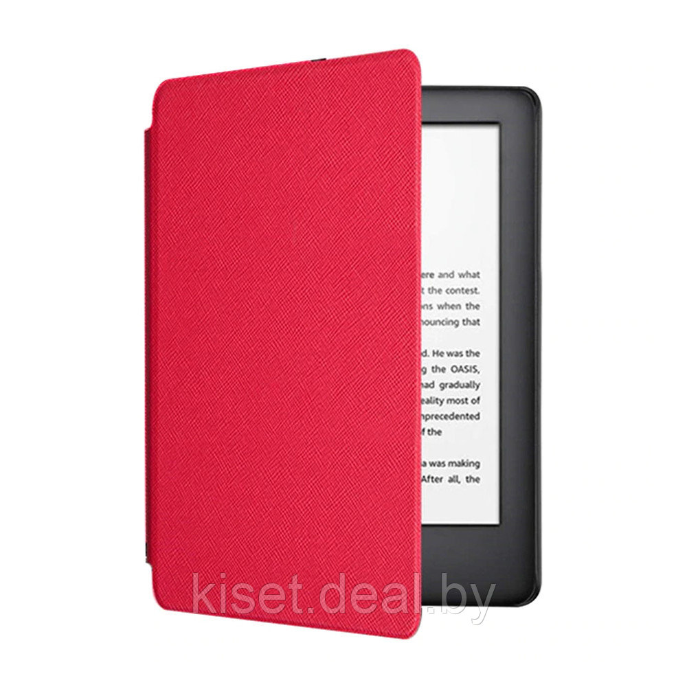 Чехол-книжка KST Smart Case для Amazon Kindle Paperwhite 5 6,8" (2021) красный с автовыключением - фото 1 - id-p204745779