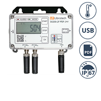 Измеритель-регистратор (логгер) температуры Librotech SX200-2F PDF-24V