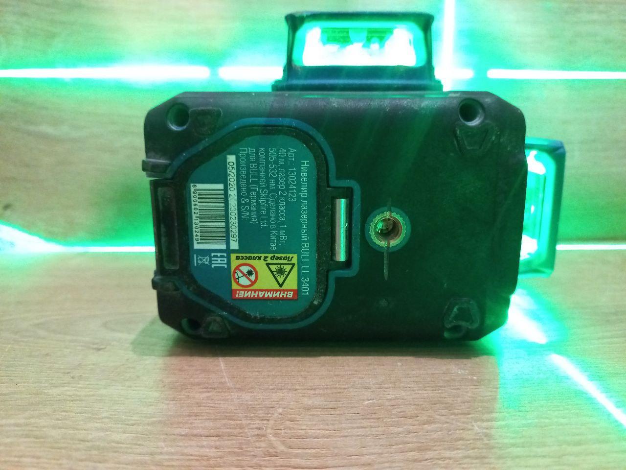 Лазерный нивелир Bull LL 3401 с АКБ (а.44-021635) - фото 2 - id-p204750723