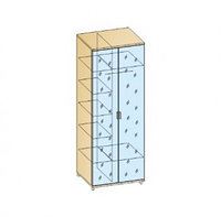 Шкаф Лером Грейс ШК-5009-ГС-АМ