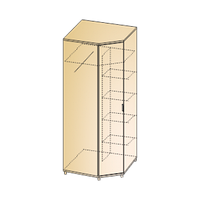 Шкаф Лером Грейс ШК-5011-АС-АМ