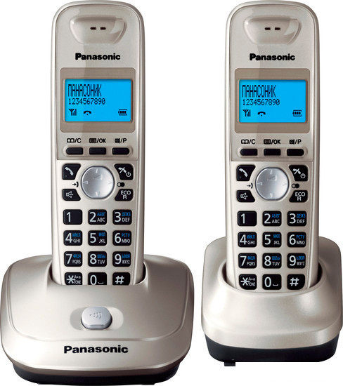 Радиотелефон Panasonic KX-TG2512RUN - фото 1 - id-p204788563