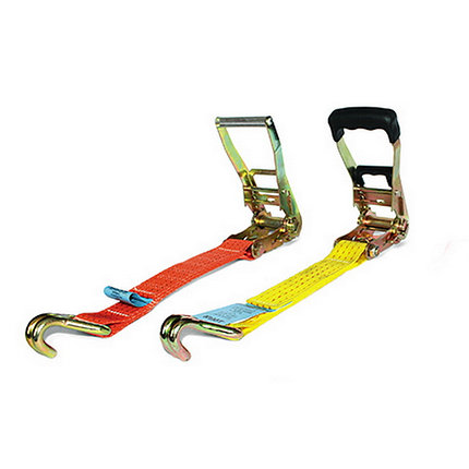 Натяжитель храповой стандартный с лентой и рельсовым крюком, LC 2000 daN, 50мм, 0,5м, РОМЕК 50.20.001.8.500, фото 2