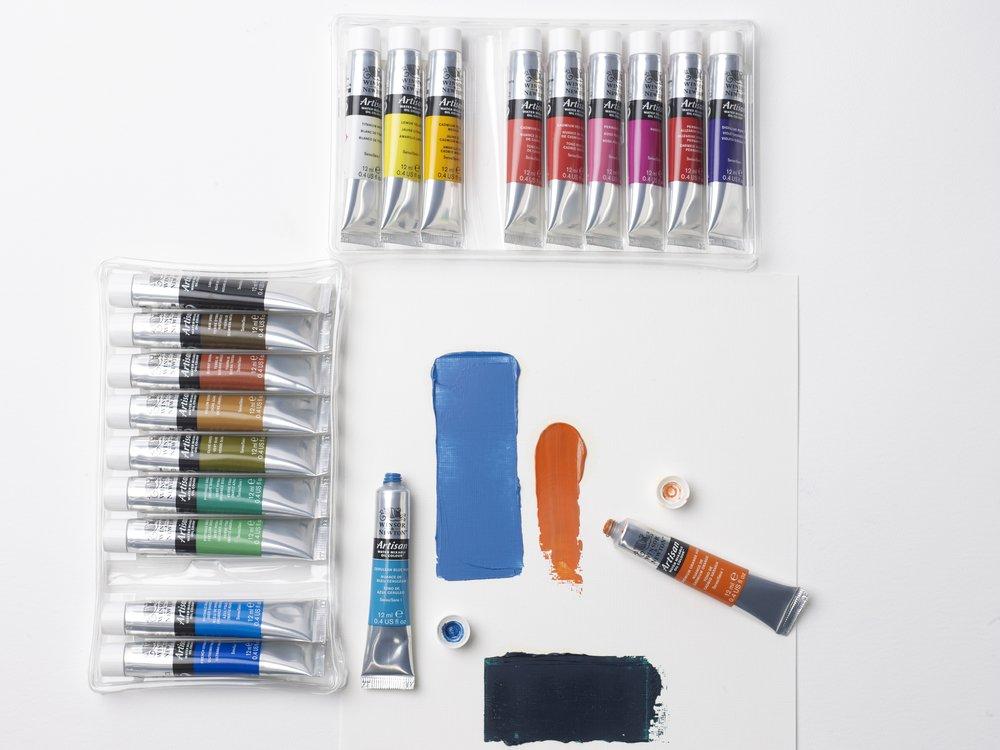 Набор водорастворимых масляных красок Winsor&Newton Artisan Water Mixabler 20x12 мл Beginners set - фото 1 - id-p204789482