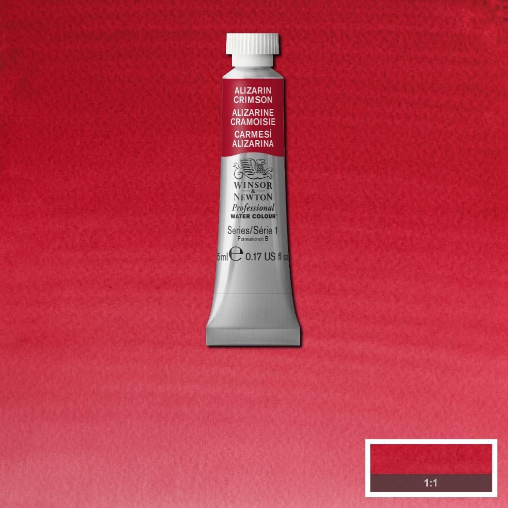 Акварельная краска Winsor&Newton Professional 5 мл № 004 Alizarin Crimson, фото 1