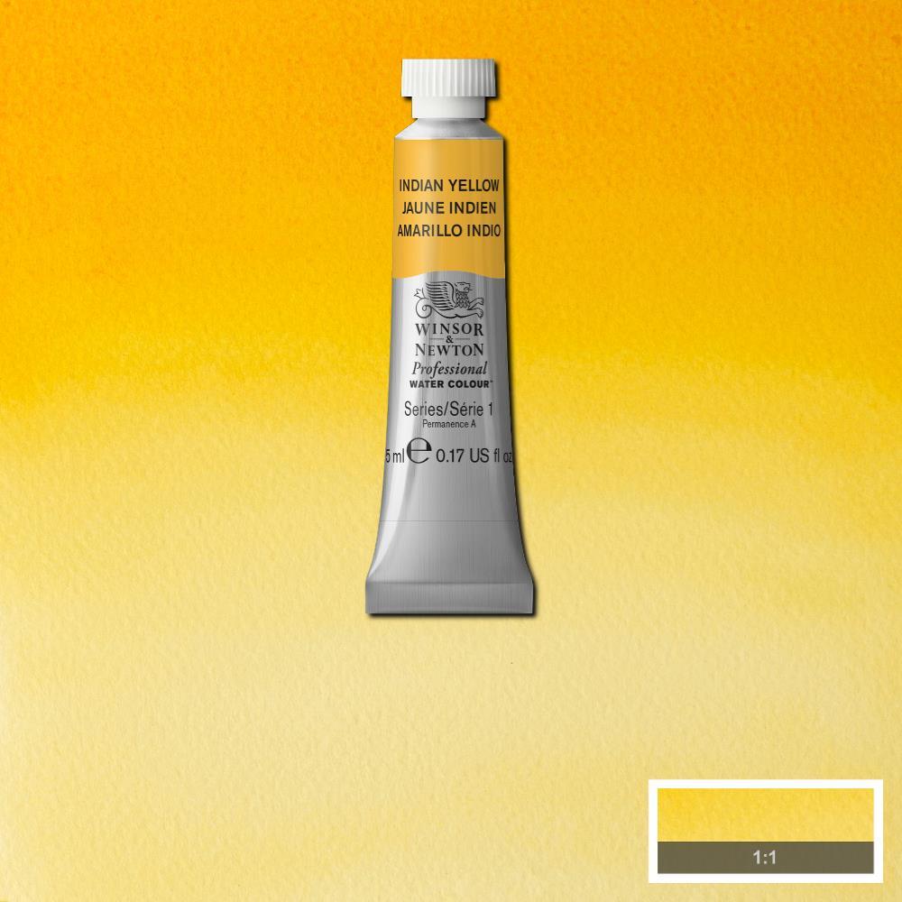 Акварельная краска Winsor&Newton Professional 5 мл № 319 Indian Yellow