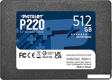 SSD Patriot P220 512GB P220S512G25