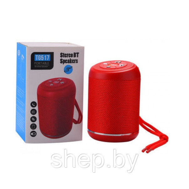 Bluetooth колонка T&G TG-517 Цвет: черный, красный, синий, хаки, голубой, серый - фото 8 - id-p204792479