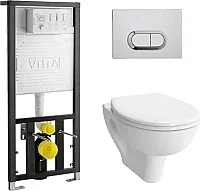 Унитаз подвесной с инсталляцией VitrA S20 Rim-Ex / 9004B003-7202