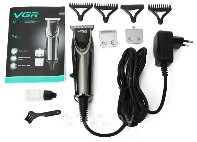 Машинка для стрижки волос (триммер) VGR V-111 - фото 5 - id-p204795245