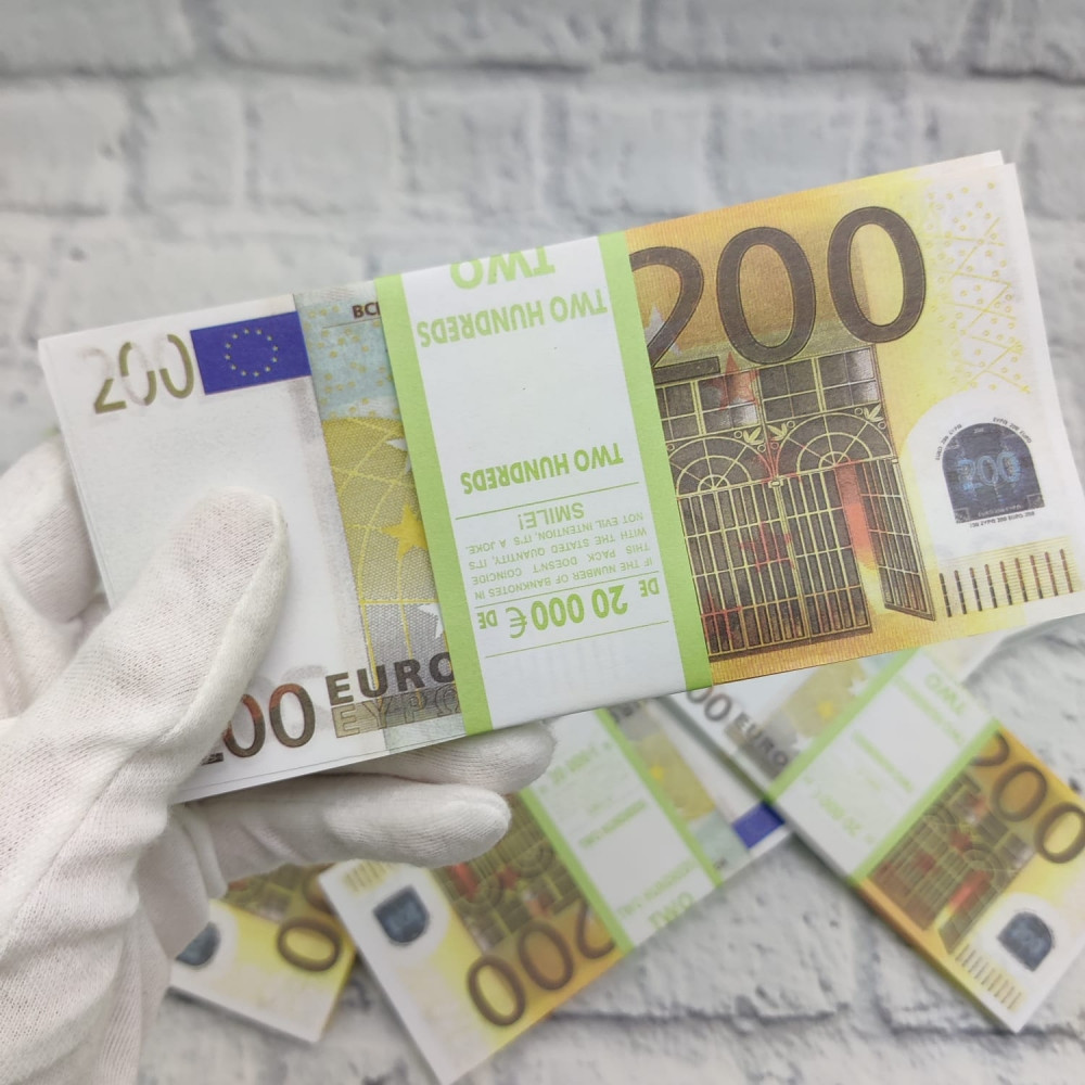 Купюры бутафорные доллары, евро, рубли (1 пачка) / Сувенирные деньги - фото 9 - id-p204795375