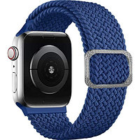 Нейлоновый плетеный ремешок Rumi Wick для Apple Watch 38mm, 40mm, 41mm Темно-синий