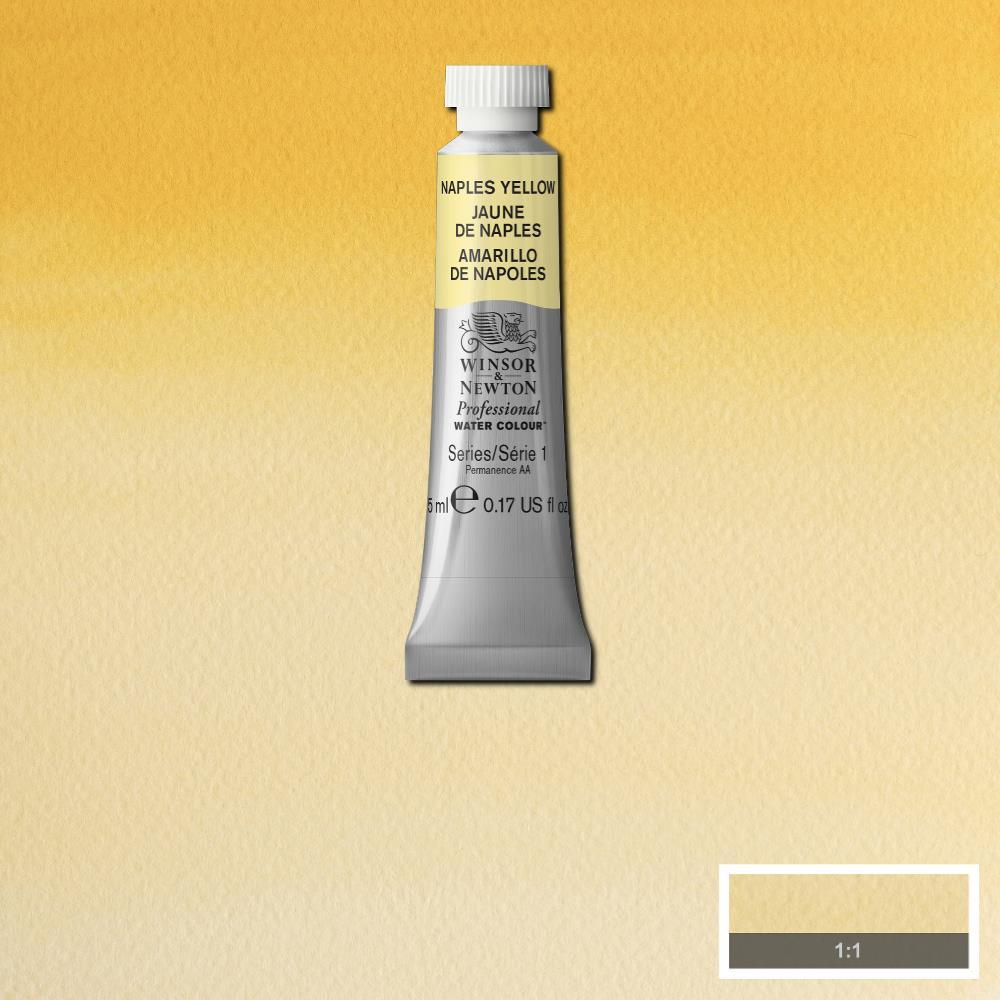Акварельная краска Winsor&Newton Professional 5 мл № 422 Naples Yellow