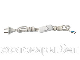 Выключатель на шнуре 0,5мм, 1,7м белый, BYLECTRICA