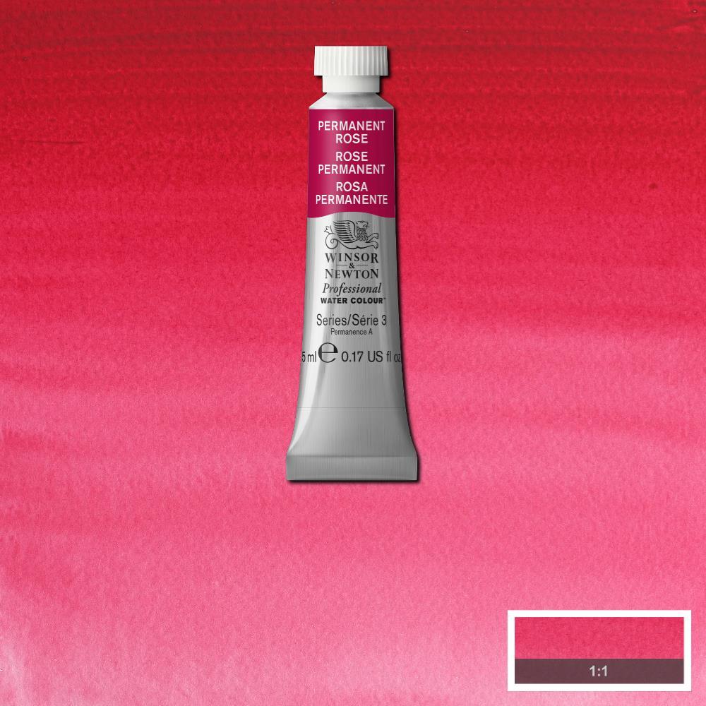 Акварельная краска Winsor&Newton Professional 5 мл № 502 Permanent Rose